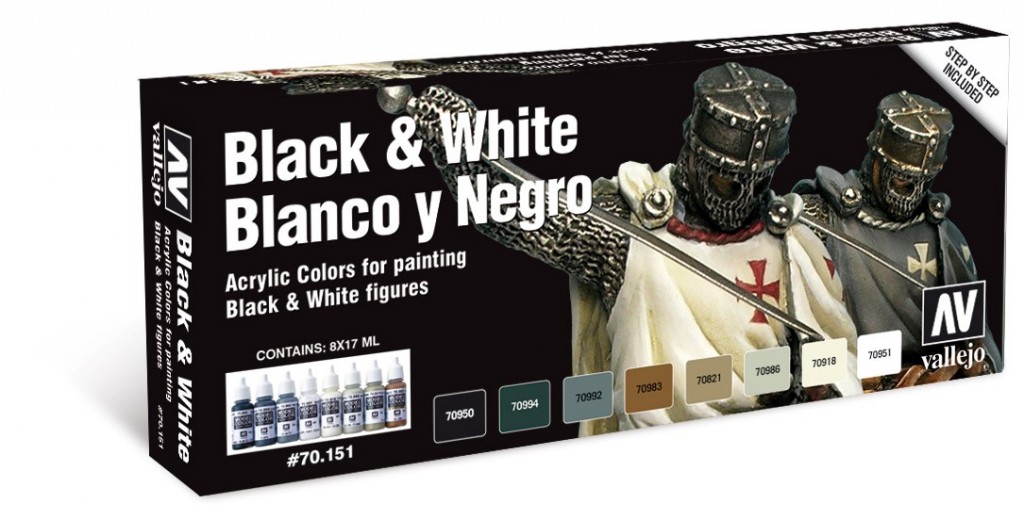 Vallejo Model Colour Black and White Box Set