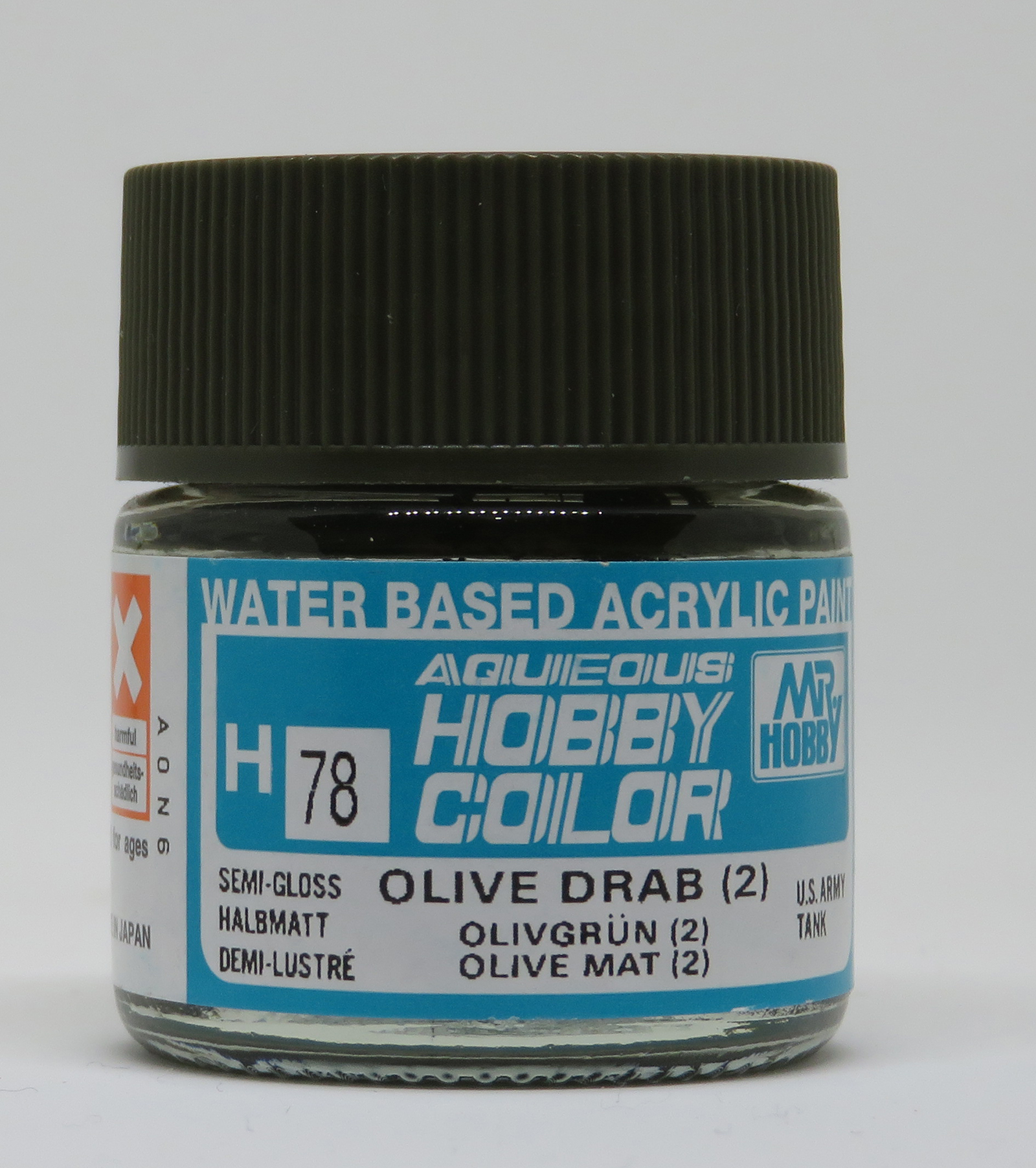 Aqueous Hobby Color Olive Drab (2) H78