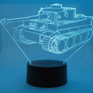 Optical 3D 7 Colors Lamp USB LED Illusion Bedroom Night Light Desk Lamp