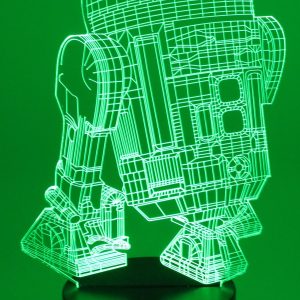 Optical 3D 7 Colors Lamp USB LED Illusion Bedroom Night Light Desk