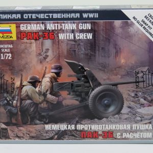 German Anti-Tank Gun PAK-36 With Crew