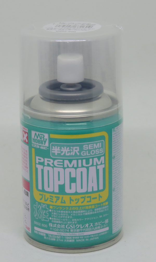 Mr Premium Topcoat Semi Gloss Spray