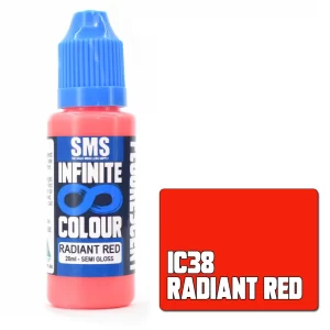 Infinite Fluorescents Colour Radiant Red 20ml