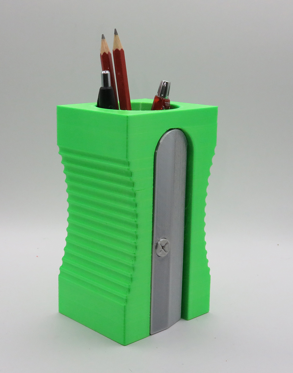 Sharpener Pencil Holder Lime Green