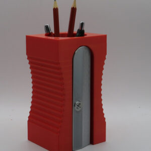 Sharpener Pencil Holder Red