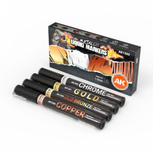 AK Interactive Metallic Markers 4 Color Set