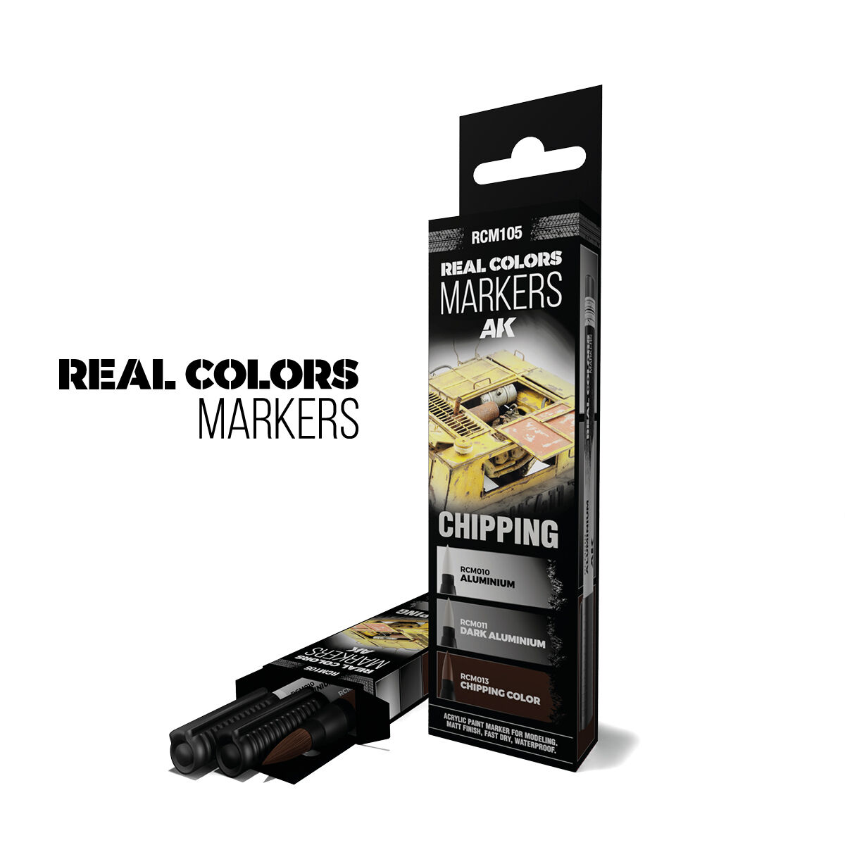 AK Interactive Real Colors Markers Chipping