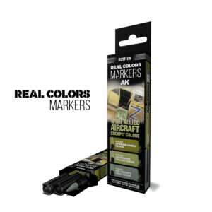 AK Interactive Real Colors Markers WWII Allied Aircraft Cockpit