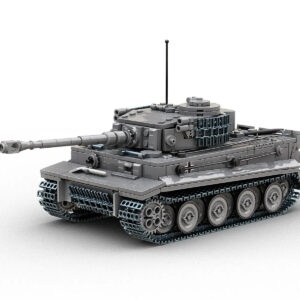 Build Army Tiger I Tank in Grey