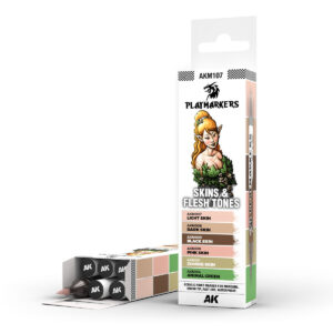 AK Interactive Playmarkers Set - Skins & Flesh Tones (6 Colours)