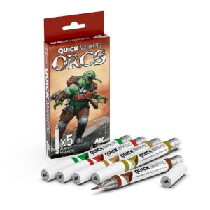 AK Quick Marker Set: Orcs- 5 Color Set