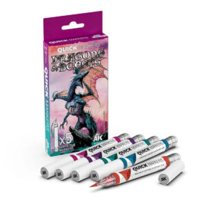 AK Quick Marker Set: Dragons & Beasts- 5 Color Set
