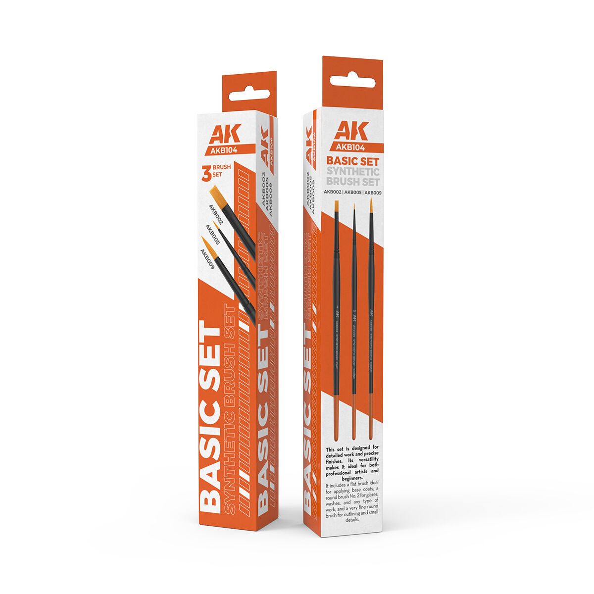 AK Interactive Basic Brush Set (3)