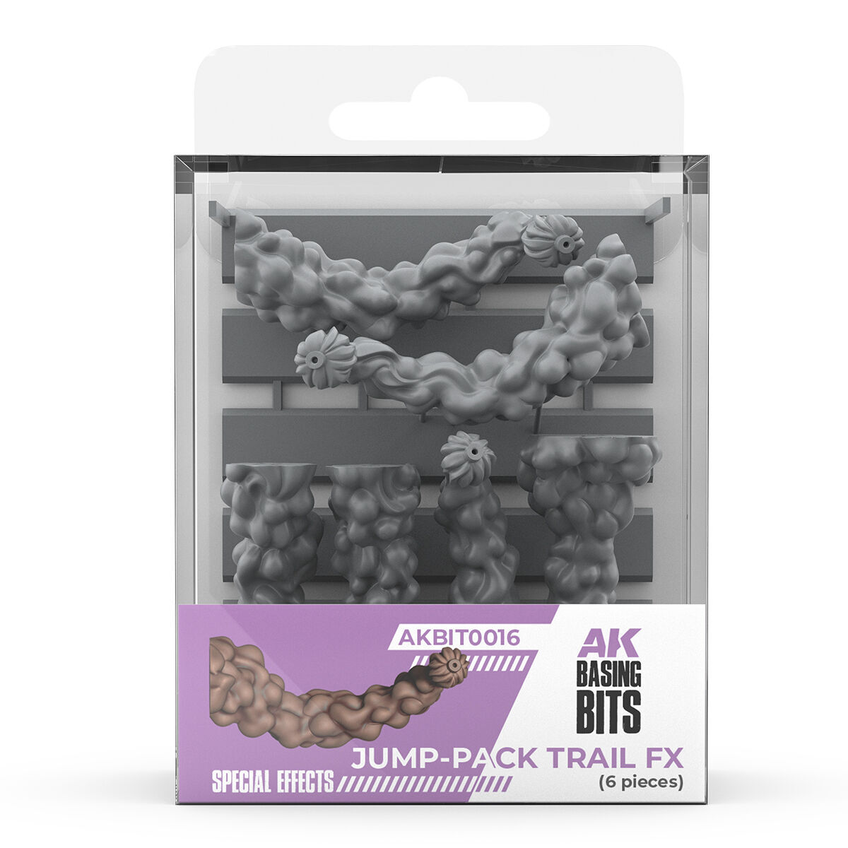 AK Interactive Basing Bits- Jump Pack Trail Fx (6)