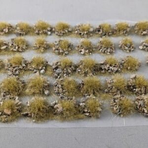 Mini Natur Grass Tufts with Dark stones Late Fall
