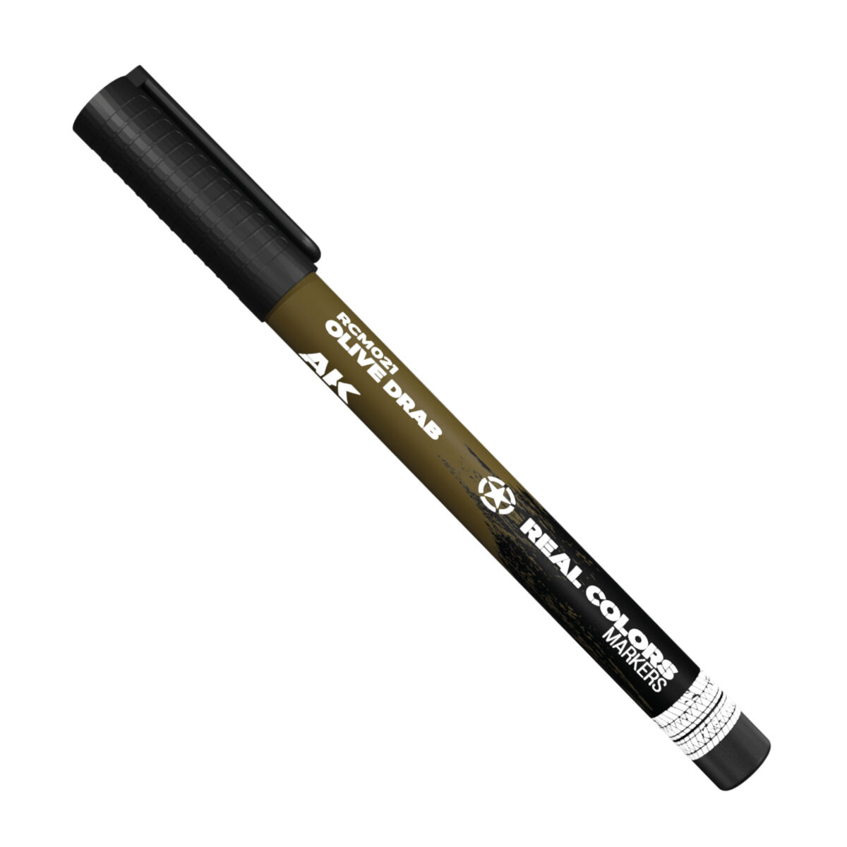 AK Interactive Real Colors Markers: Olive Drab- Acrylic Paint Marker