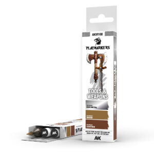 AK Interactive Playmarkers Set - Tools & Weapons (3 Colours)