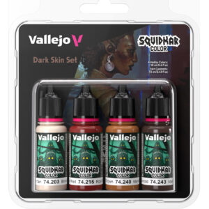Vallejo Squidmar Colour - Dark Skin set (4)