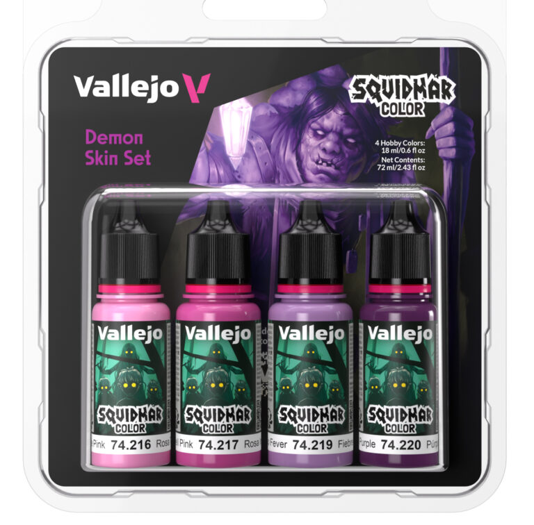 Vallejo Squidmar Colour - Demon Skin set (4)