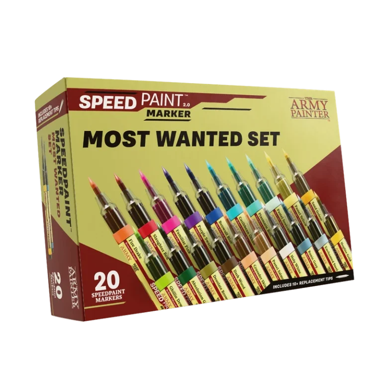 The Army Painter Speedpaint Marker - Most Wanted Set (20 Colours)
